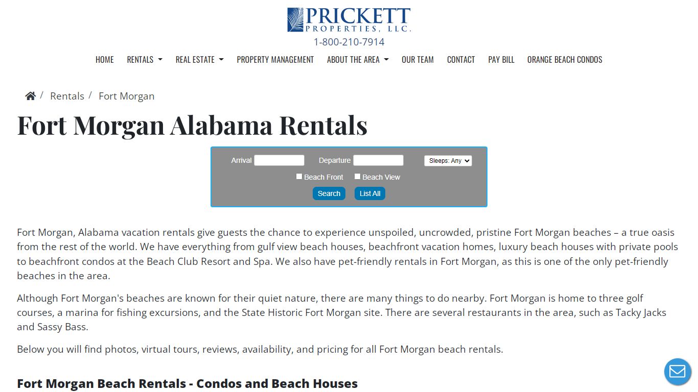 Fort Morgan Alabama Vacation Rentals | Beach Houses And Condos