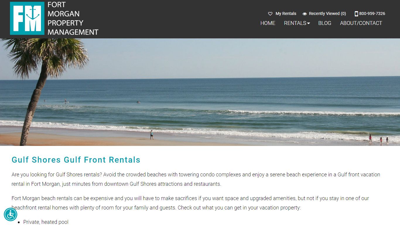 Gulf Shores Gulf Front Rentals | Fort Morgan Property Management